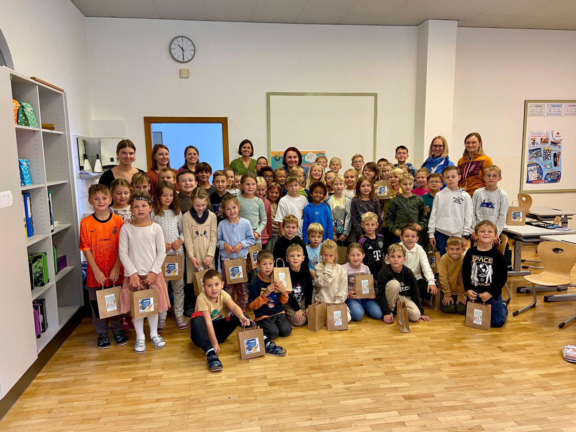 Unsere neue Bürgermeisterin besuchte unsere Schule
