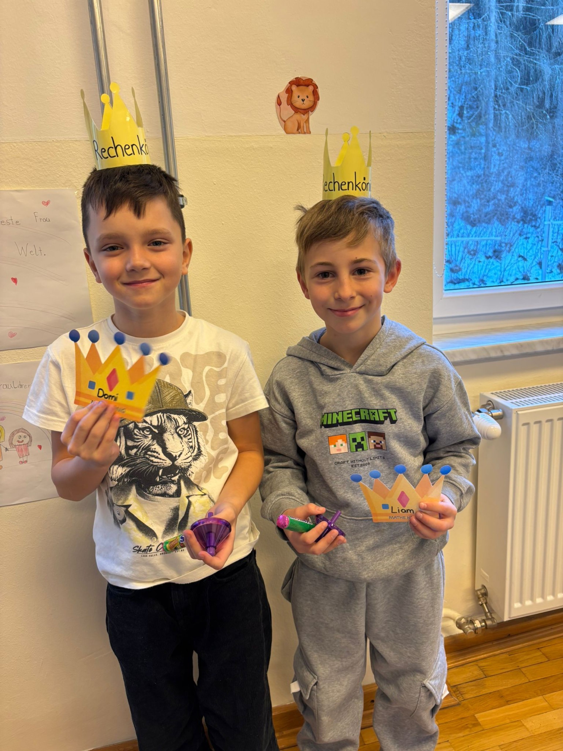 Unsere Kopfrechenkönige der 2. Klasse!
