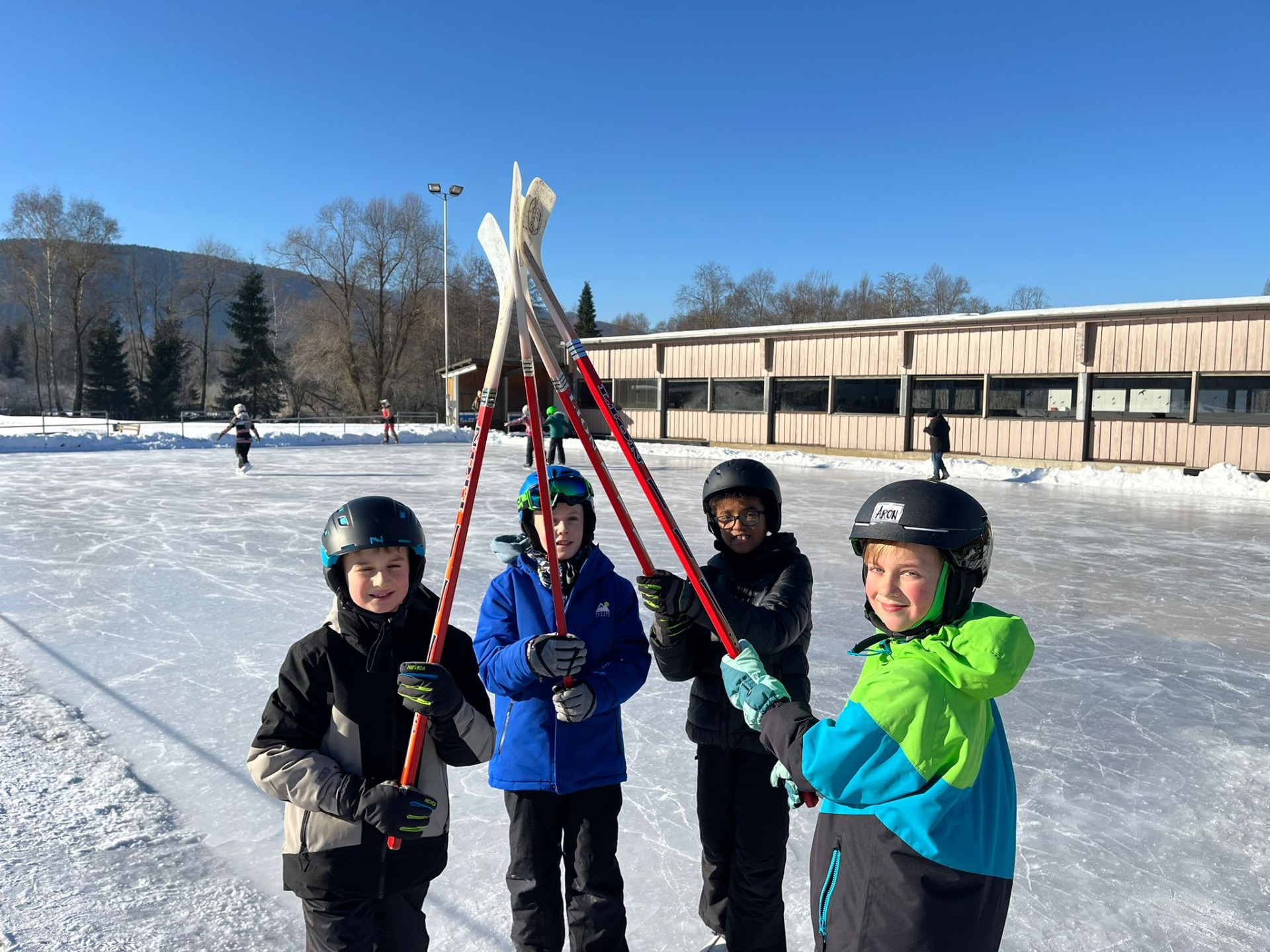 Eislaufen am Selzthaler Eislaufplatz