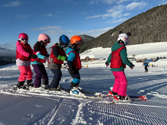 Skikurs auf der Kaiserau