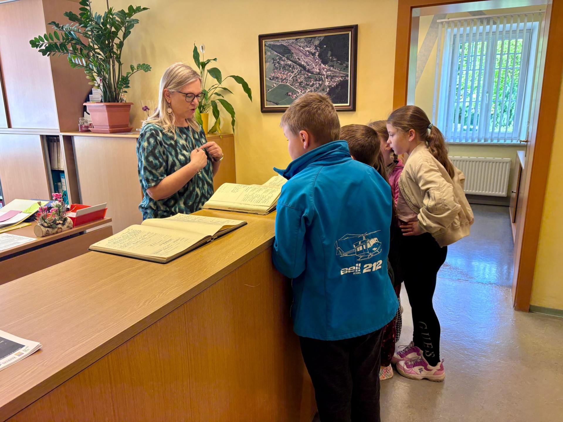 Besuch im Gemeindeamt