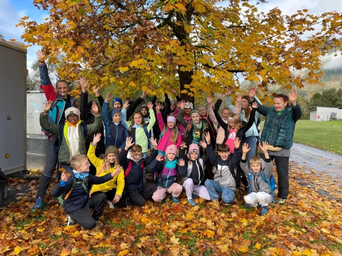 Kleine Wanderung der 3. und 4. Klasse