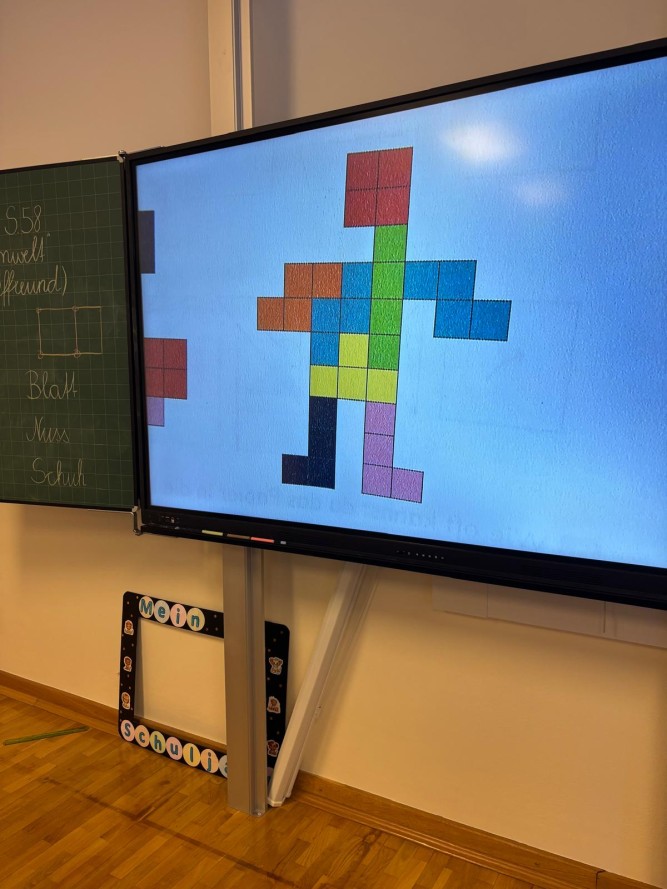 Arbeiten mit Tetrominos in der 2. Klasse