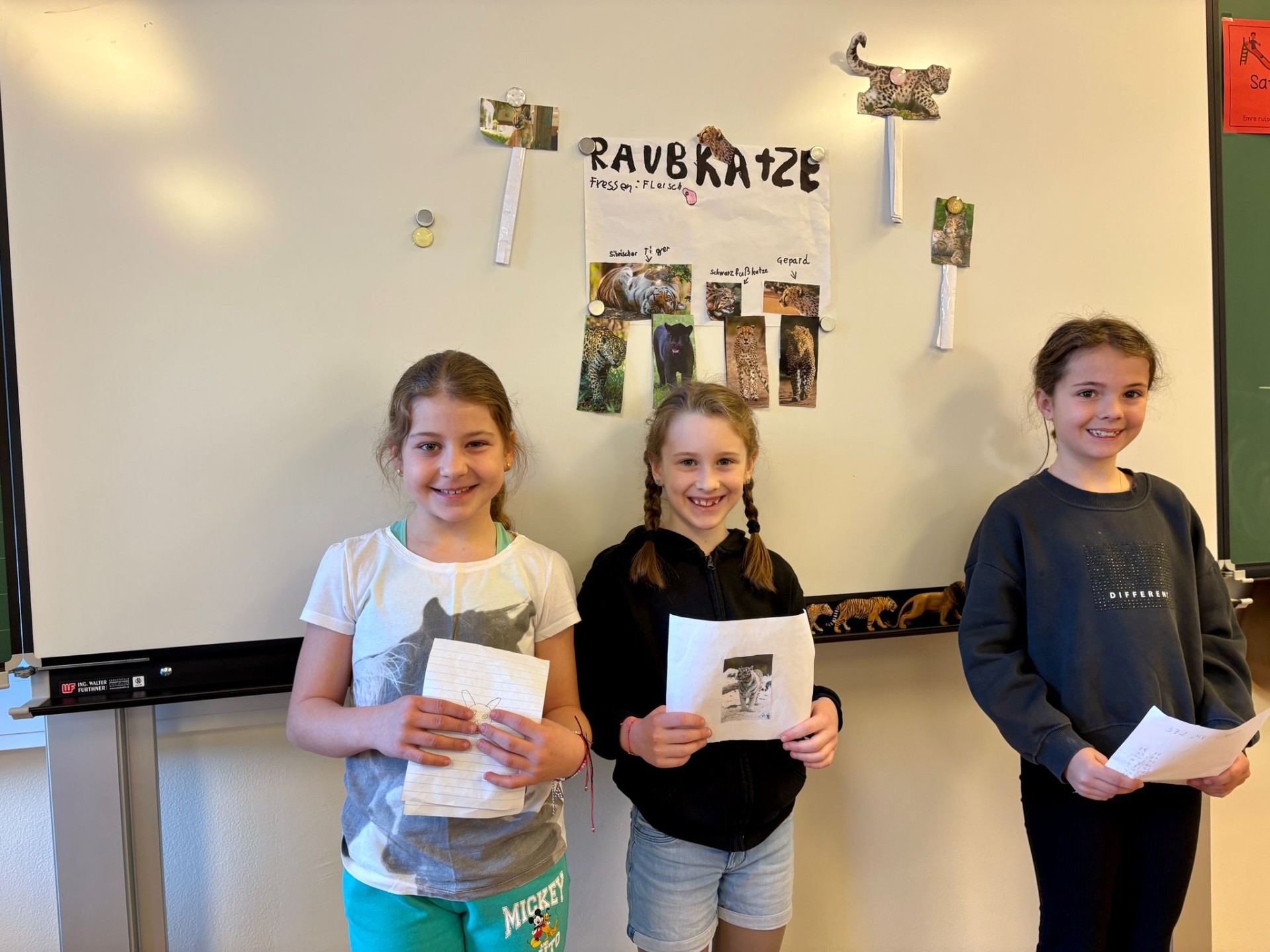 Tierische Präsentationen in der 3. Klasse