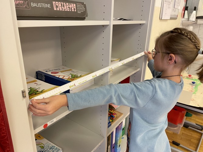 Wir vermessen unser Klassenzimmer