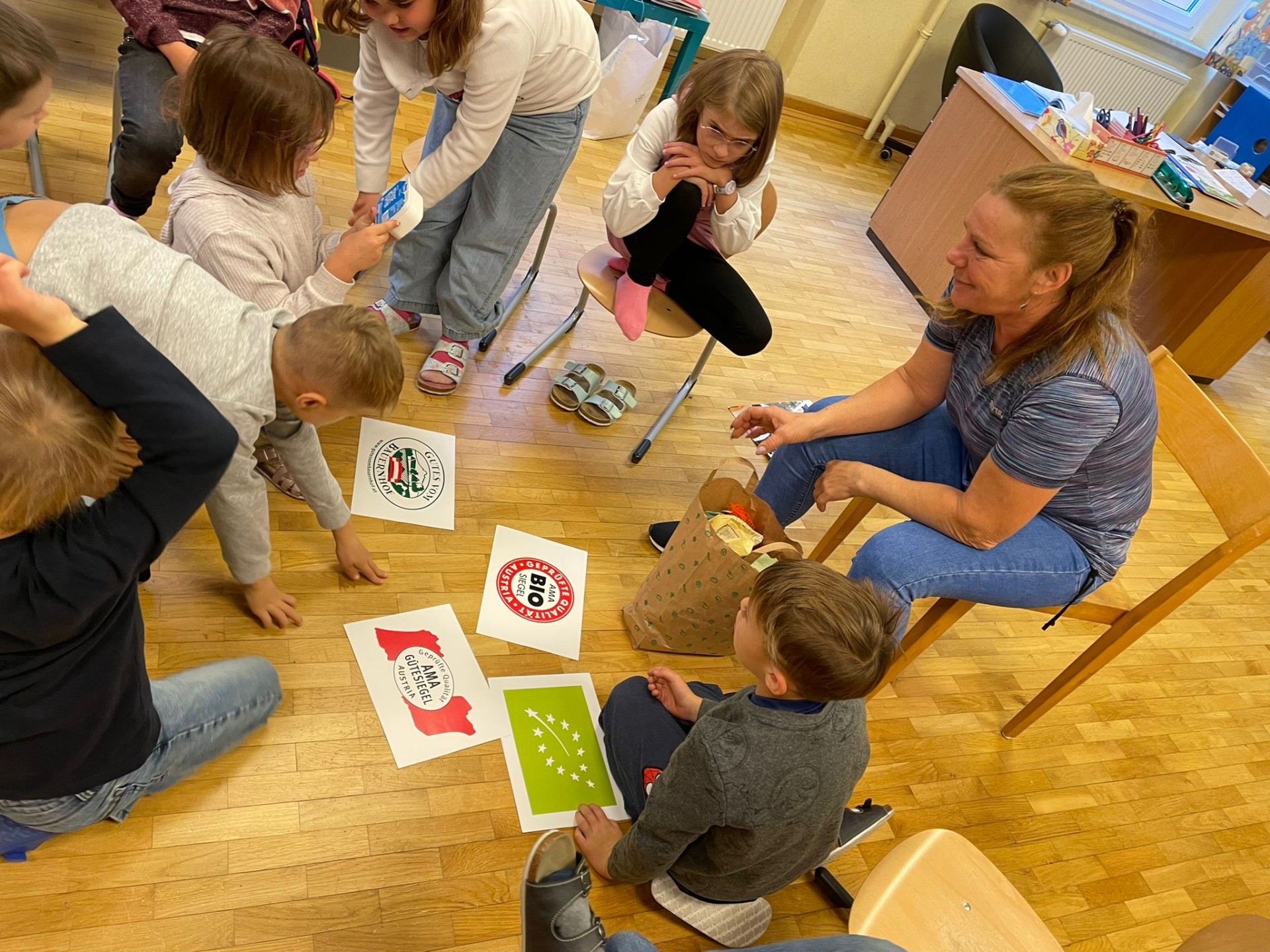 Besuch von der Bäuerin Johanna Schweiger